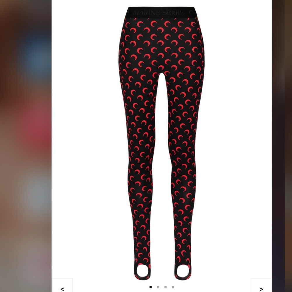 MARINE SERRE FUSEAUX MOON LEGGINGS